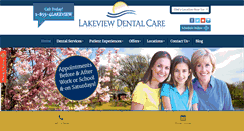 Desktop Screenshot of lakeviewdentalcare.com